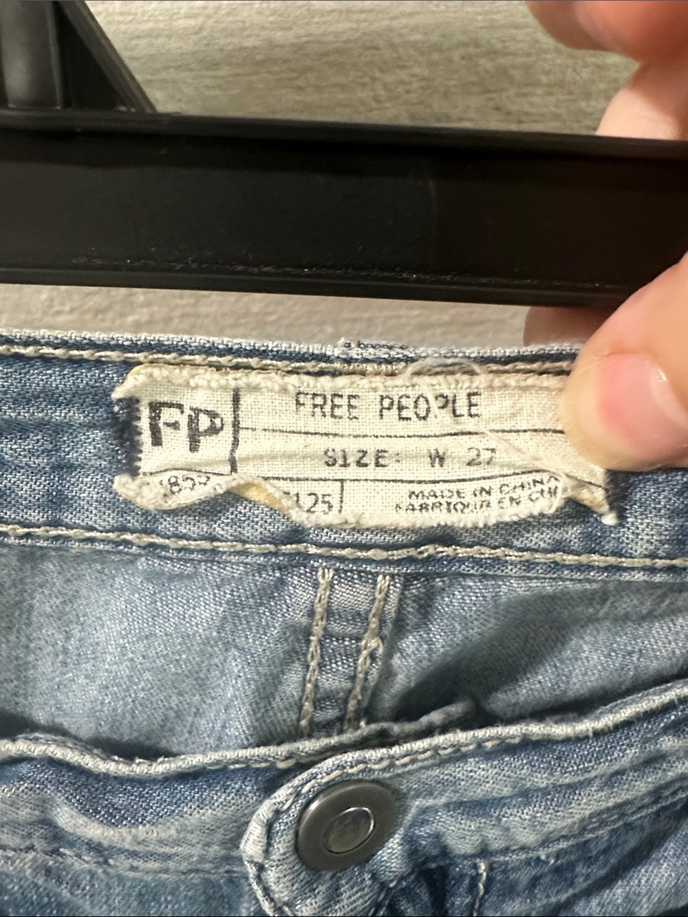 Vintage Free People wide leg jeans - Picture 3 of 8